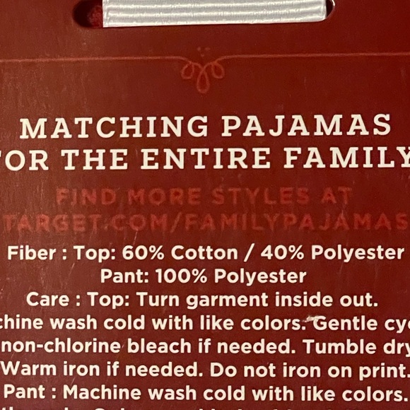 Mens or teens large PAJAMAS Red and white in color!! unisex? Brand New! - Picture 4 of 8